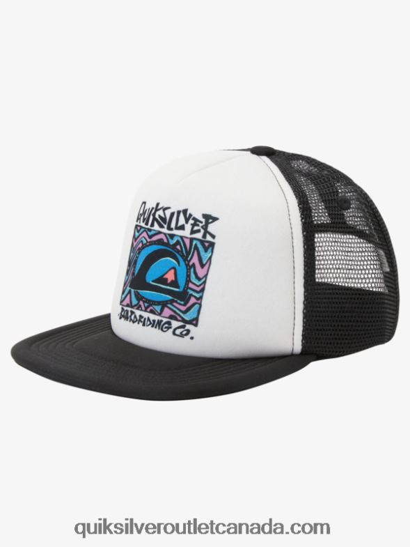 CA Quiksilver Boys 2-7 Town Hero Trucker Hat birch TX4R22037