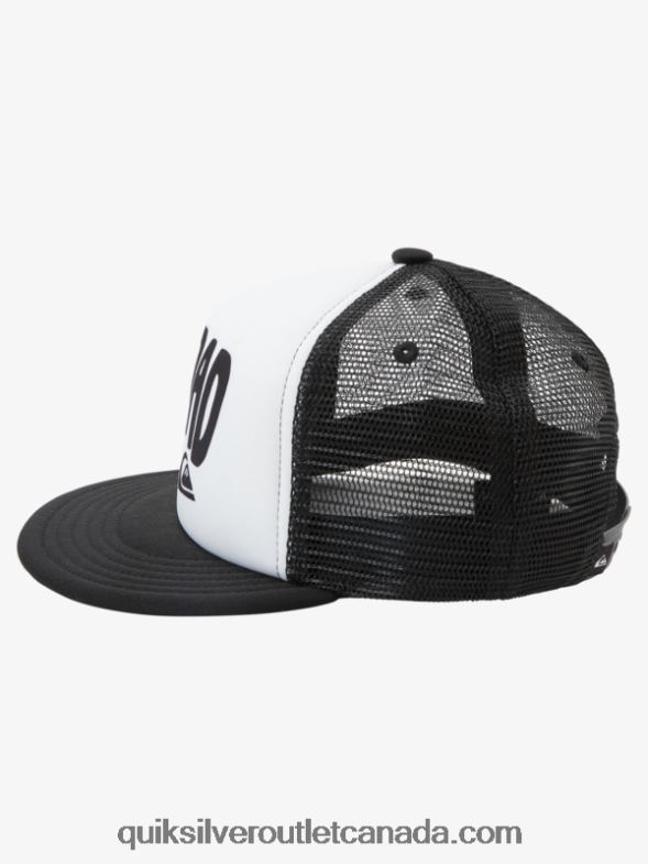 CA Quiksilver Boys 2-7 Town Hero Trucker Hat white TX4R22036