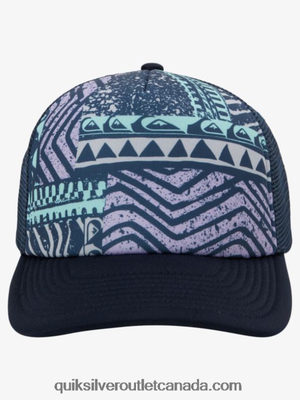 CA Quiksilver Boys 8-16 Buzzard Coop Trucker Hat iron gate TX4R22042