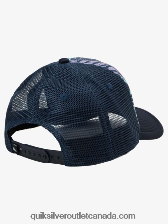 CA Quiksilver Boys 8-16 Buzzard Coop Trucker Hat iron gate TX4R22042