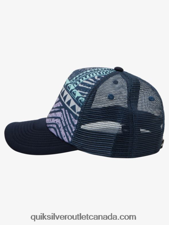 CA Quiksilver Boys 8-16 Buzzard Coop Trucker Hat iron gate TX4R22042