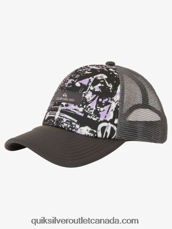 CA Quiksilver Boys 8-16 Magpie Coop Snapback Hat iron gate TX4R21928
