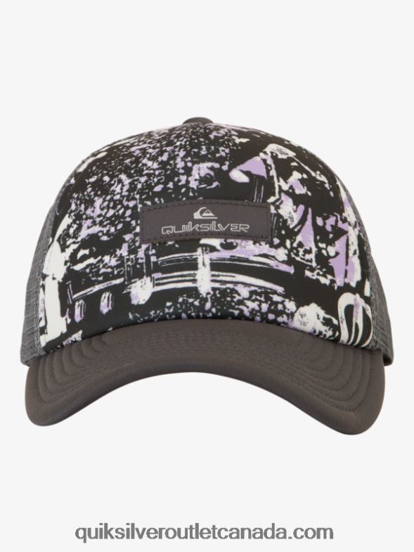 CA Quiksilver Boys 8-16 Magpie Coop Snapback Hat iron gate TX4R21928