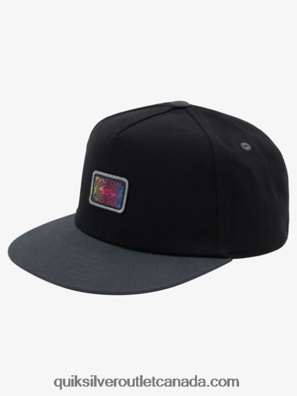 CA Quiksilver Boys 8-16 Zinger Snapback Hat black TX4R22050