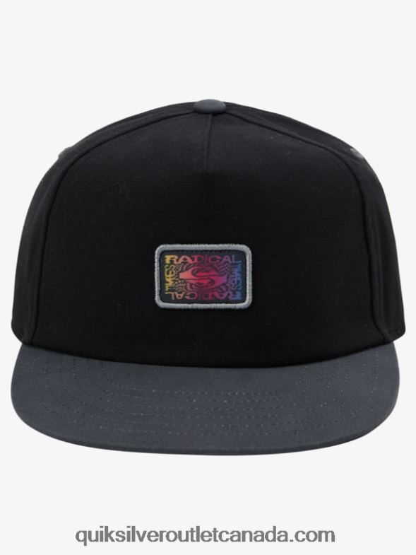 CA Quiksilver Boys 8-16 Zinger Snapback Hat black TX4R22050