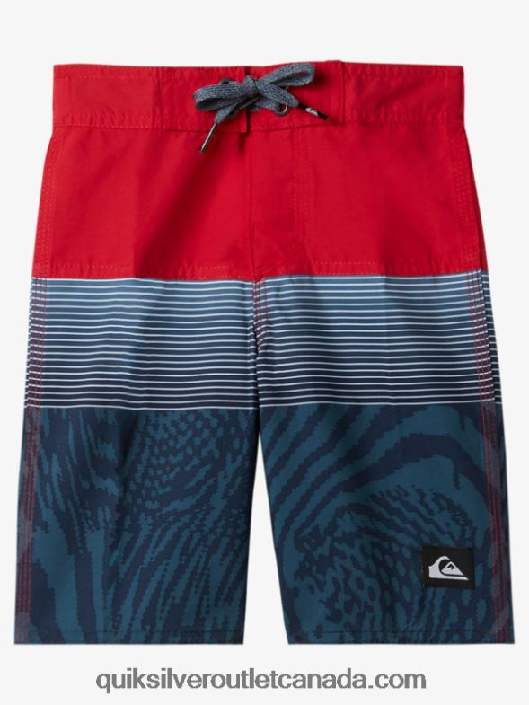 CA Quiksilver Boys 2-7 Everyday Panel 14 Boardshorts high risk red TX4R21896