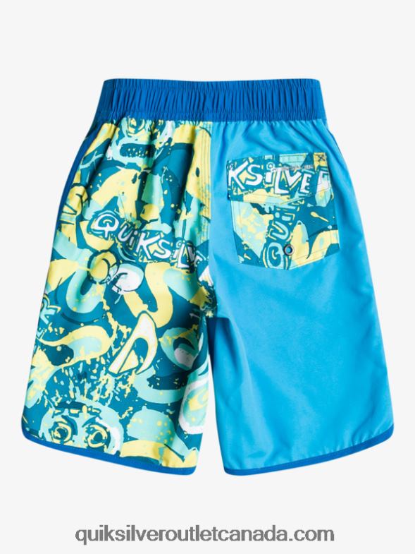 CA Quiksilver Boys 2-7 Everyday Scallop 14 Boardshorts blithe TX4R21922