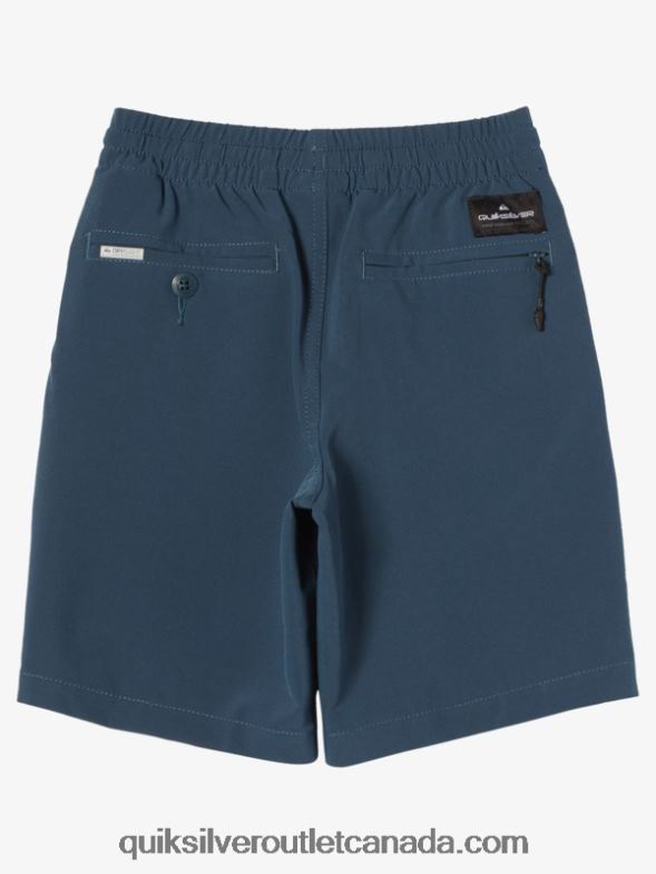 CA Quiksilver Boys 2-7 Ocean Elastic 14 Amphibian Boardshorts midnight navy TX4R22056