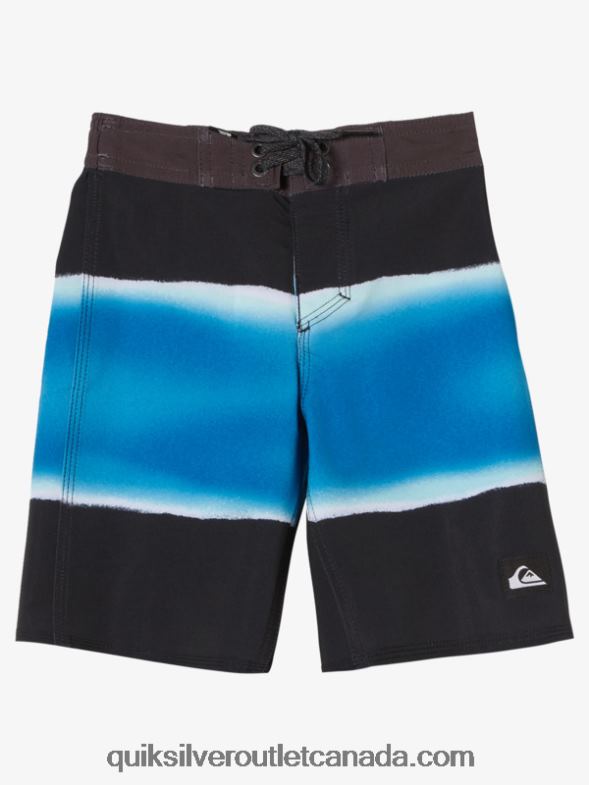 CA Quiksilver Boys 2-7 Surfsilk Air Brush 14 Boardshorts black TX4R22179
