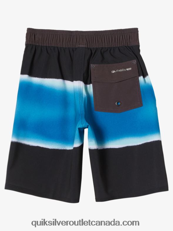 CA Quiksilver Boys 2-7 Surfsilk Air Brush 14 Boardshorts black TX4R22179