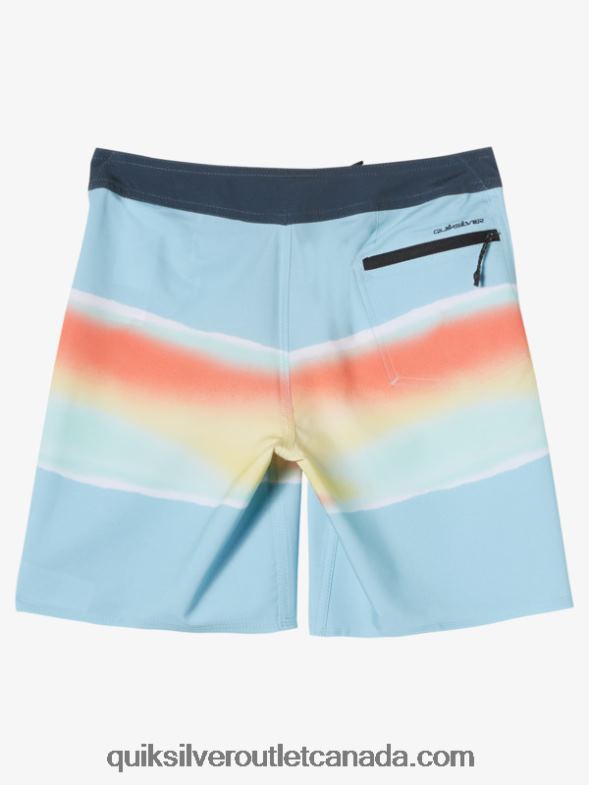 CA Quiksilver Boys 2-7 Surfsilk Air Brush 14 Boardshorts sky blue TX4R22180