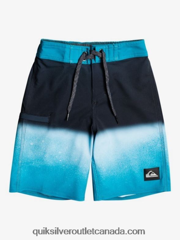 CA Quiksilver Boys 2-7 Surfsilk Slab 14 Recycled Boardshorts fjord blue TX4R22335