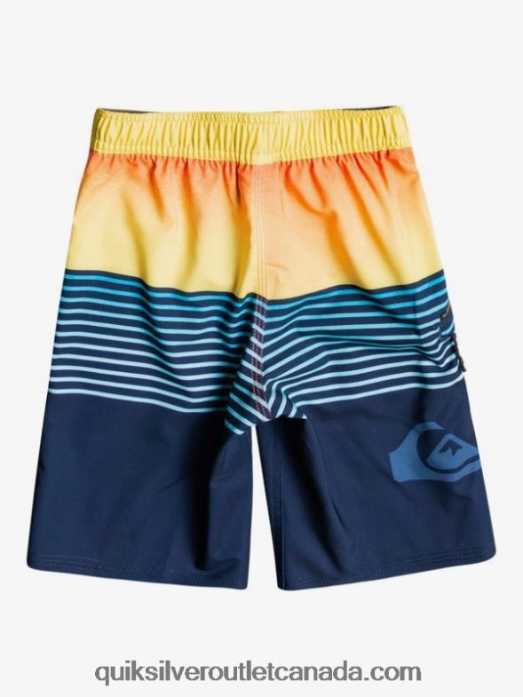 CA Quiksilver Boys 2-7 Surfsilk Slab 14 Recycled Boardshorts navy blazer TX4R22336