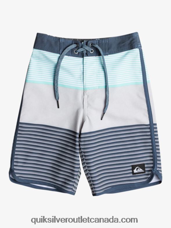 CA Quiksilver Boys 2-7 Surfsilk Tijuana 14 Boardshorts beach glass TX4R21926