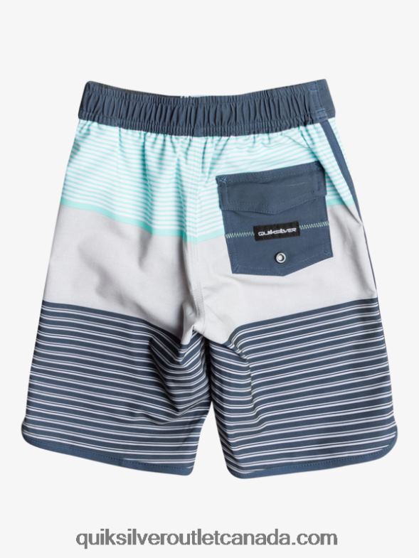 CA Quiksilver Boys 2-7 Surfsilk Tijuana 14 Boardshorts beach glass TX4R21926