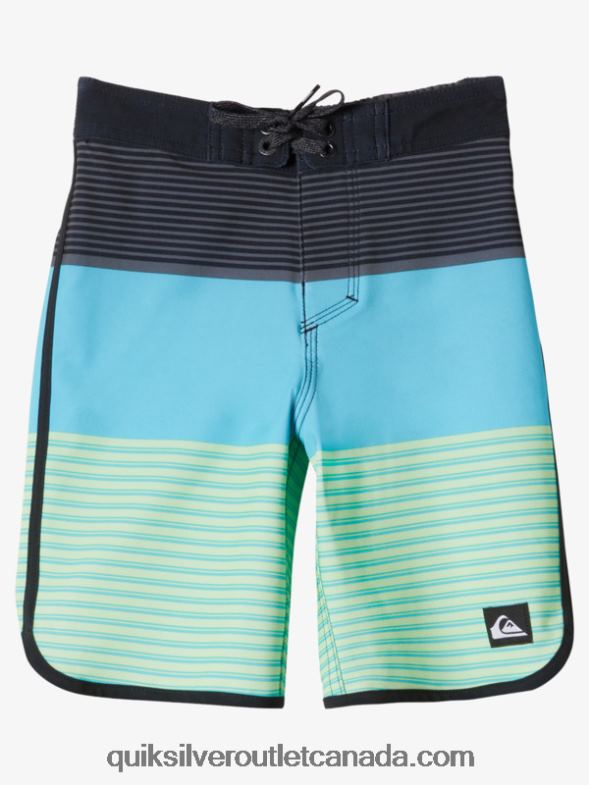 CA Quiksilver Boys 2-7 Surfsilk Tijuana 14 Boardshorts black TX4R21923