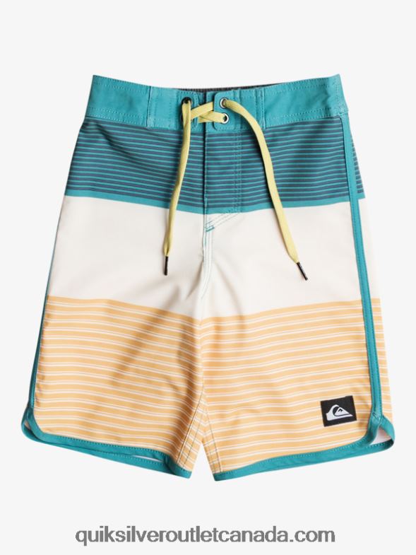 CA Quiksilver Boys 2-7 Surfsilk Tijuana 14 Boardshorts wheat TX4R21927