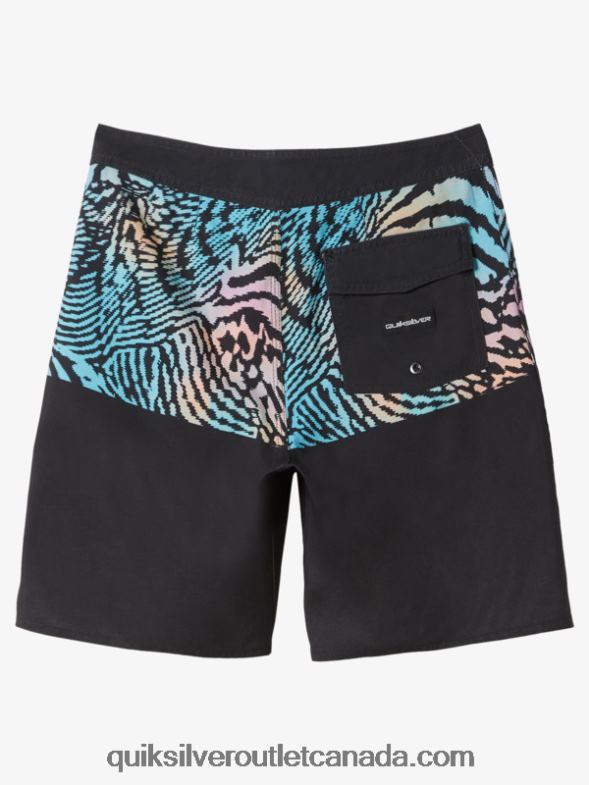 CA Quiksilver Boys 8-16 Everyday Division 17 Boardshorts black TX4R21978