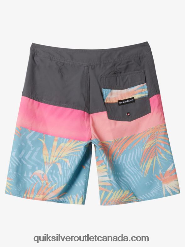 CA Quiksilver Boys 8-16 Everyday Panel 17 Boardshorts iron gate TX4R21905