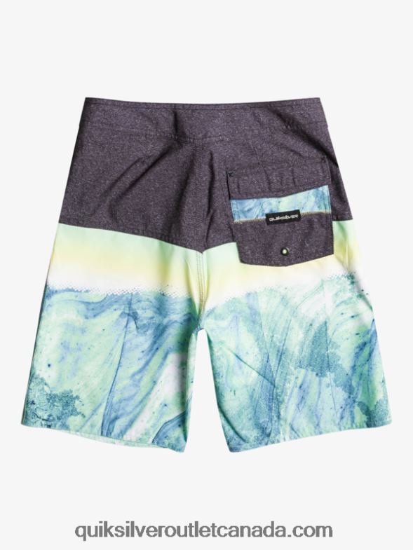 CA Quiksilver Boys 8-16 Everyday Panel Yth 17 Boardshort green ash TX4R22274