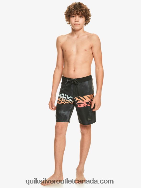 CA Quiksilver Boys 8-16 Highlite Arch Yth 16 Boardshort fiery coral TX4R22322