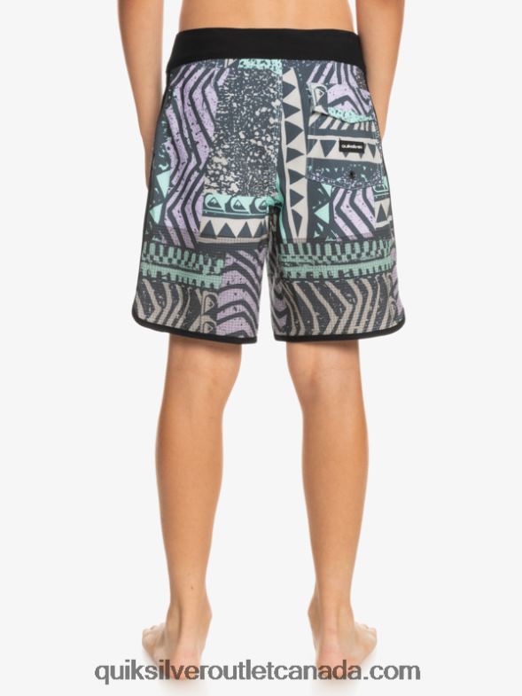 CA Quiksilver Boys 8-16 Highlite Scallop 16 Boardshorts midnight navy TX4R22147