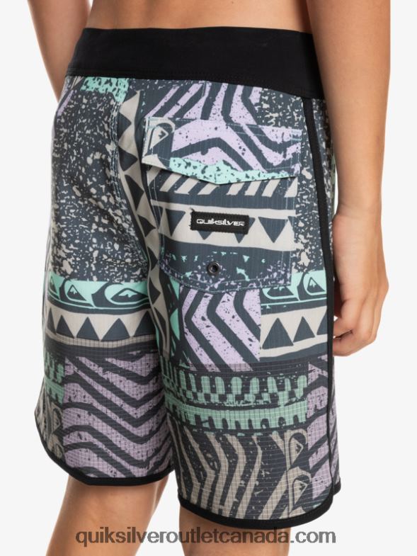CA Quiksilver Boys 8-16 Highlite Scallop 16 Boardshorts midnight navy TX4R22147