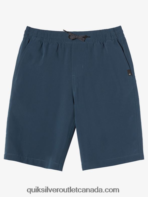 CA Quiksilver Boys 8-16 Ocean Elastic 18 Amphibian Boardshorts midnight navy TX4R22067