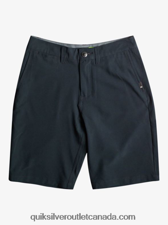 CA Quiksilver Boys 8-16 Ocean Union 19 Amphibian Boardshorts black TX4R21933