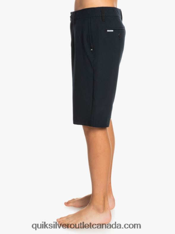CA Quiksilver Boys 8-16 Ocean Union 19 Amphibian Boardshorts black TX4R21933