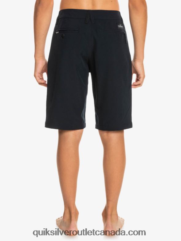 CA Quiksilver Boys 8-16 Ocean Union 19 Amphibian Boardshorts black TX4R21933