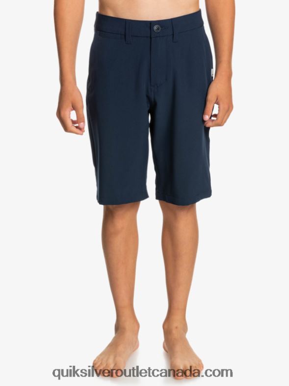 CA Quiksilver Boys 8-16 Ocean Union 19 Amphibian Boardshorts navy blazer TX4R21934