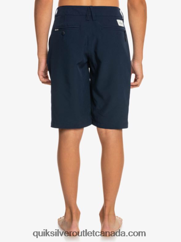 CA Quiksilver Boys 8-16 Ocean Union 19 Amphibian Boardshorts navy blazer TX4R21934