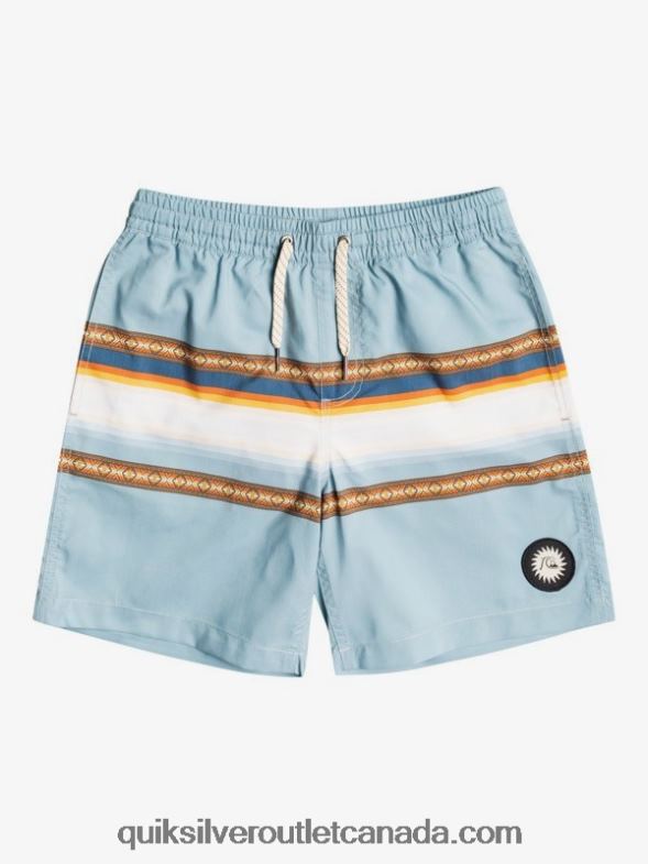 CA Quiksilver Boys 8-16 Sun Faded 15 Recycled Volleys citadel blue TX4R22320
