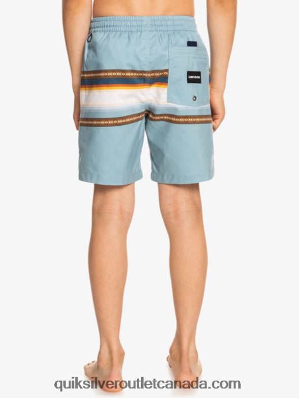 CA Quiksilver Boys 8-16 Sun Faded 15 Recycled Volleys citadel blue TX4R22320