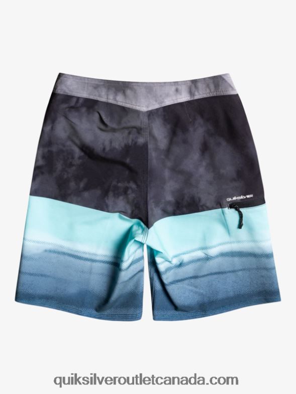 CA Quiksilver Boys 8-16 SurfSilk Five-0 17 Boardshorts black TX4R22298