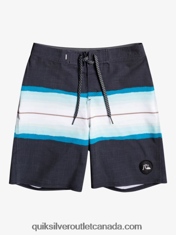 CA Quiksilver Boys 8-16 SurfSilk Resin Tint 17 Boardshorts black TX4R22301