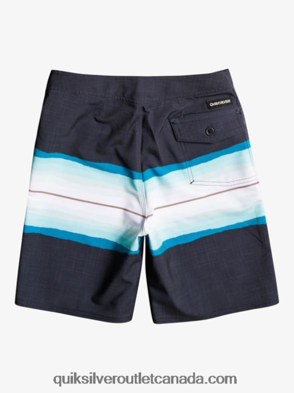 CA Quiksilver Boys 8-16 SurfSilk Resin Tint 17 Boardshorts black TX4R22301