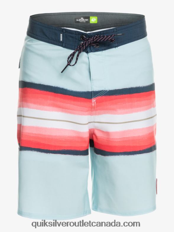 CA Quiksilver Boys 8-16 SurfSilk Resin Tint 17 Boardshorts blue grey TX4R22302