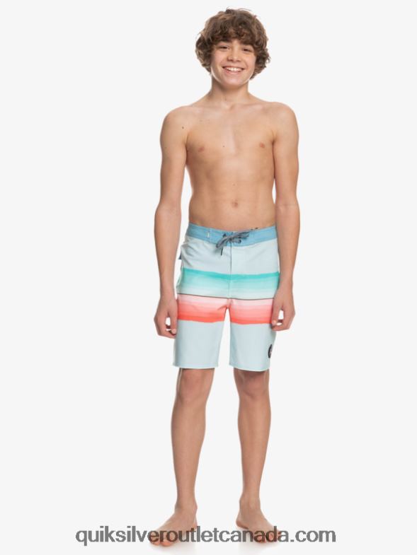 CA Quiksilver Boys 8-16 SurfSilk Resin Tint 17 Boardshorts insignia blue TX4R22300