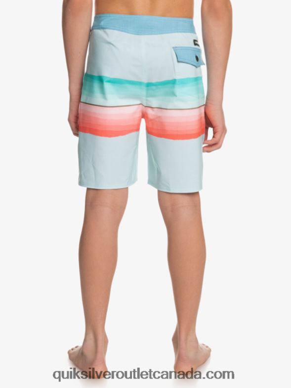 CA Quiksilver Boys 8-16 SurfSilk Resin Tint 17 Boardshorts insignia blue TX4R22300
