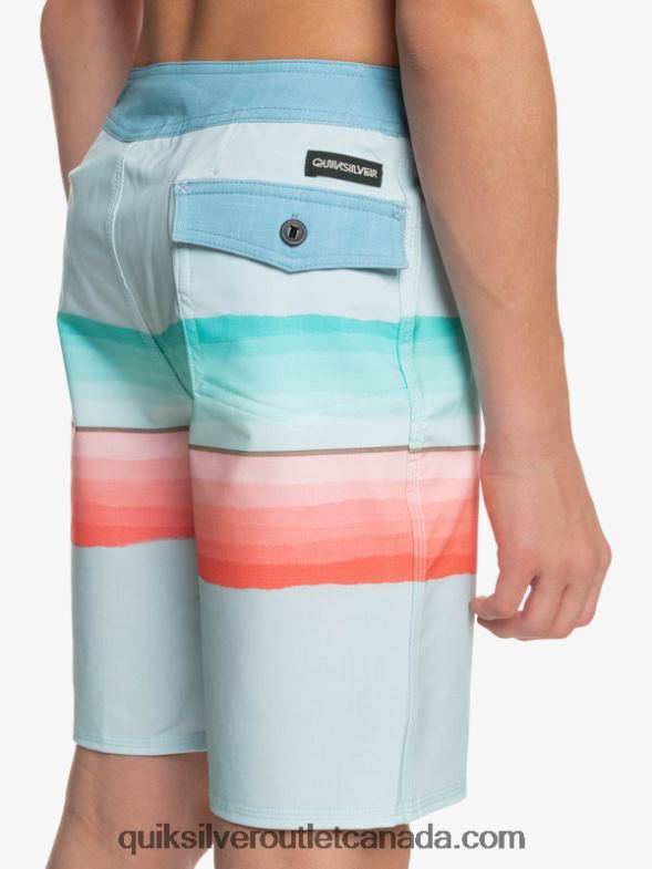 CA Quiksilver Boys 8-16 SurfSilk Resin Tint 17 Boardshorts insignia blue TX4R22300