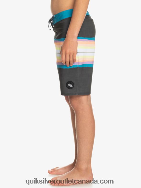 CA Quiksilver Boys 8-16 SurfSilk Resin Tint 17 Boardshorts tarmac TX4R22303