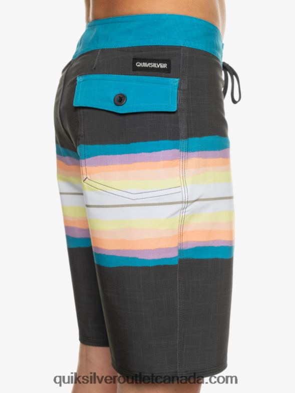 CA Quiksilver Boys 8-16 SurfSilk Resin Tint 17 Boardshorts tarmac TX4R22303