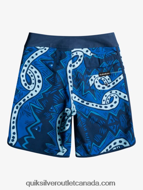 CA Quiksilver Boys 8-16 SurfSilk Throwback 17 Boardshorts insignia blue TX4R22328