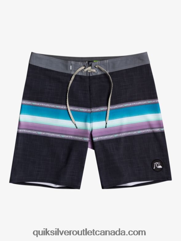 CA Quiksilver Boys 8-16 Surfsilk Sun Faded 17 Boardshorts black TX4R22280