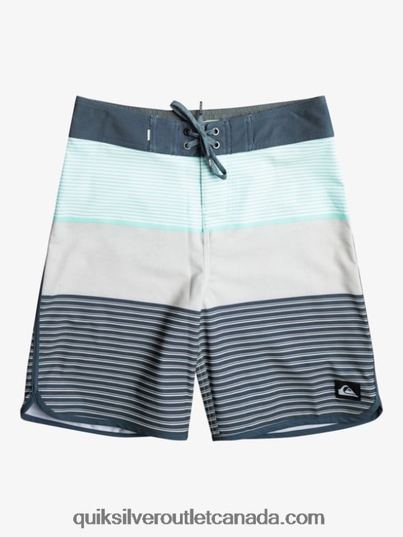 CA Quiksilver Boys 8-16 Surfsilk Tijuana 17 Boardshorts beach glass TX4R21986