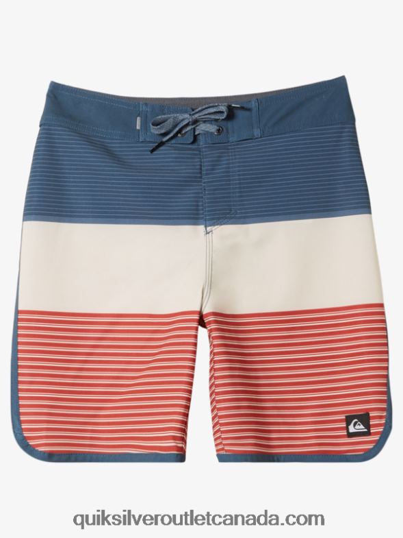 CA Quiksilver Boys 8-16 Surfsilk Tijuana 17 Boardshorts midnight navy TX4R21984