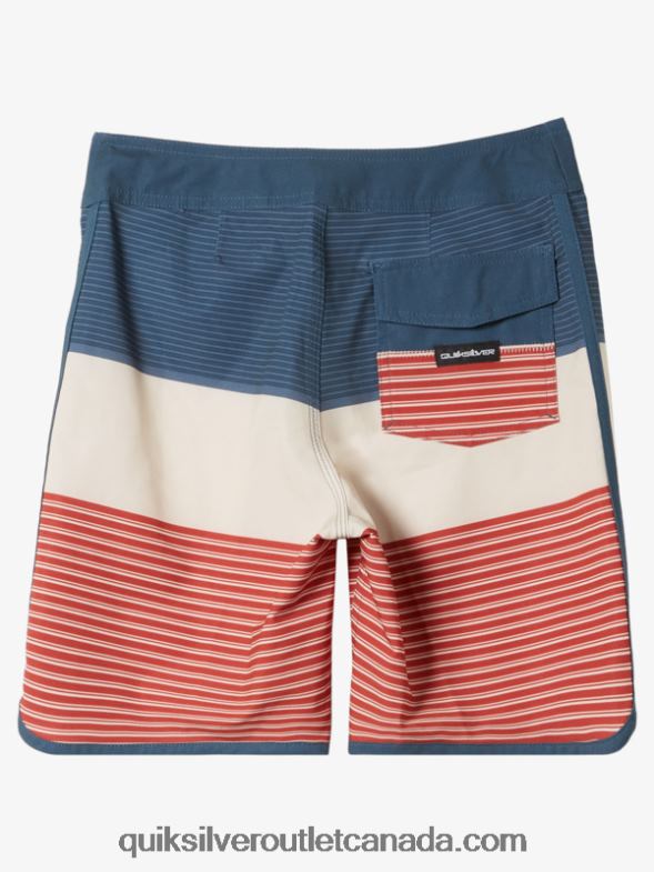 CA Quiksilver Boys 8-16 Surfsilk Tijuana 17 Boardshorts midnight navy TX4R21984
