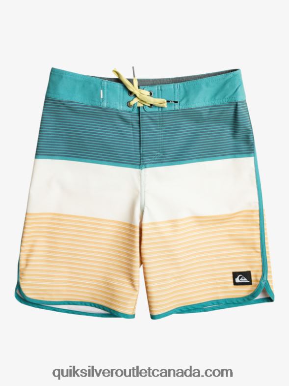 CA Quiksilver Boys 8-16 Surfsilk Tijuana 17 Boardshorts wheat TX4R21985